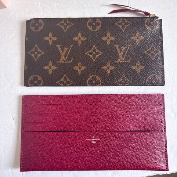 Louis Vuitton Felicie Pochette Monogram Canvas Fuchsia Microfiber - Picture 4 of 16